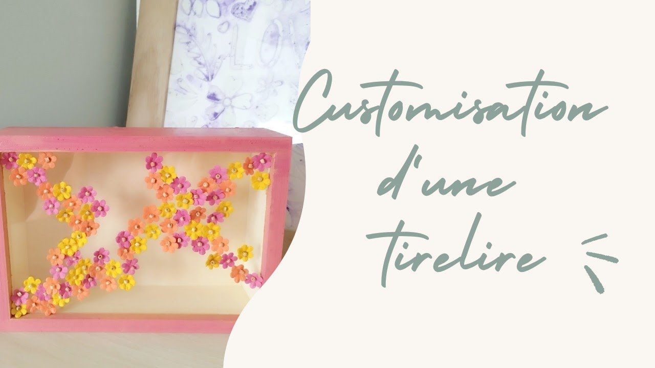 Customisation d'une tirelire pour les prochaines vacances (DT Custodeco)