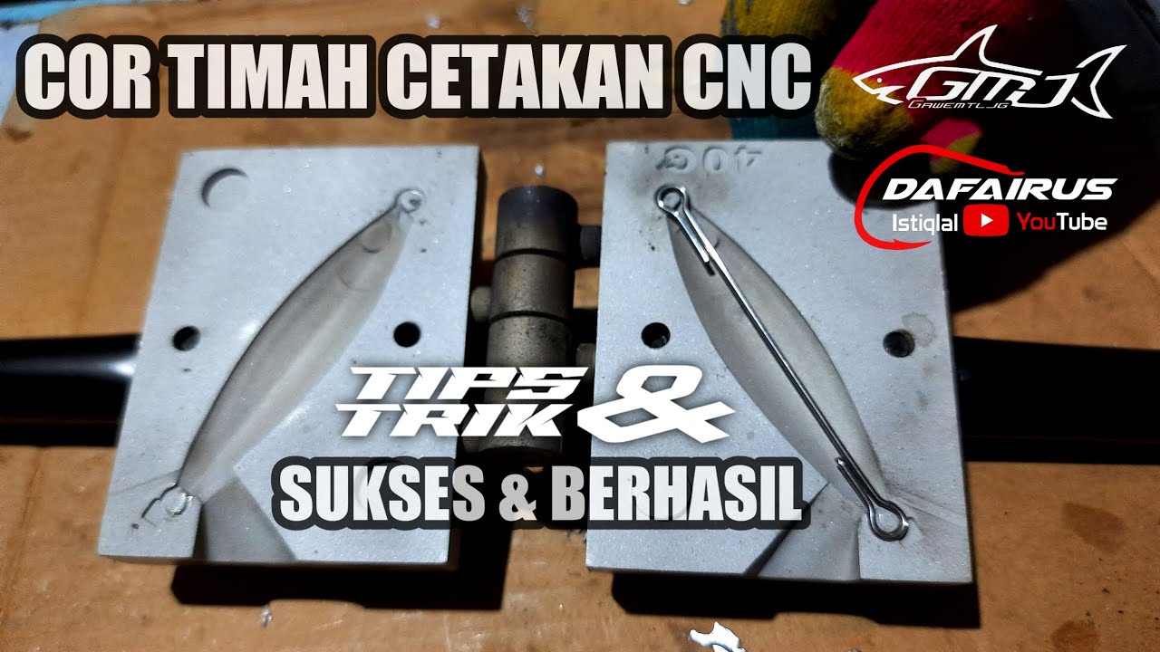 KERJA CEPAT CETAKAN METAL JIG DALAM JUMLAH YG BESAR || Tips & Trik Sukses cetak metal jig bagus