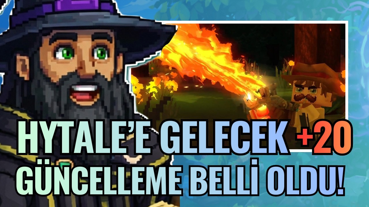 Hytale'e Gelecek +20 Güncelleme : Planör, Alev Silahı, Tekne, Armor Yenilikleri ve Fazlası!