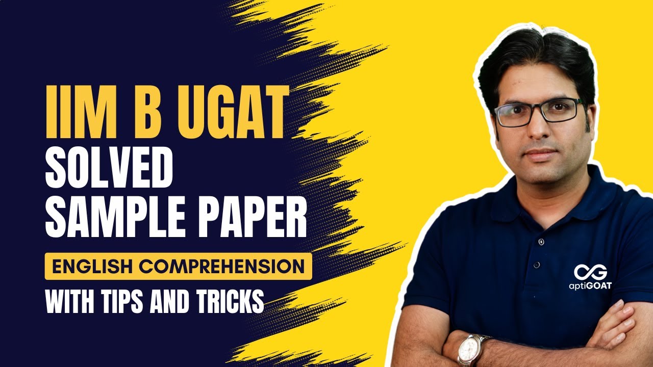 IIM B UGAT &mdash; Понимание английского языка | Решенный пример задания с советами и рекомендациями | ...