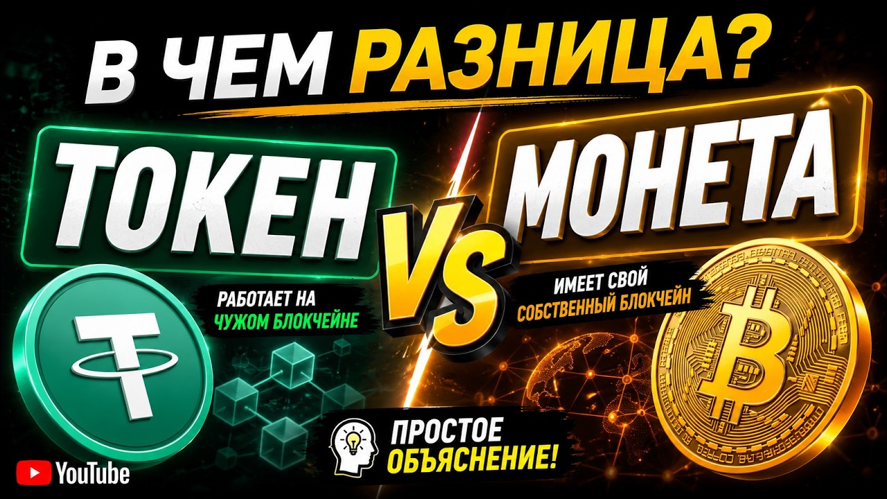 Токен vs Монета. В чем разница?