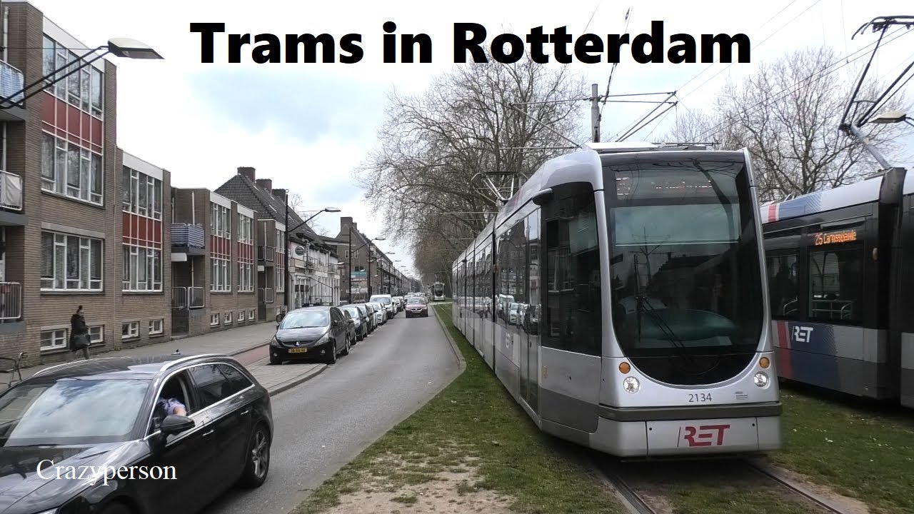 Trams en Cabinerit Rotterdam Sandelingplein - Beijerlandselaan - Kruisplein