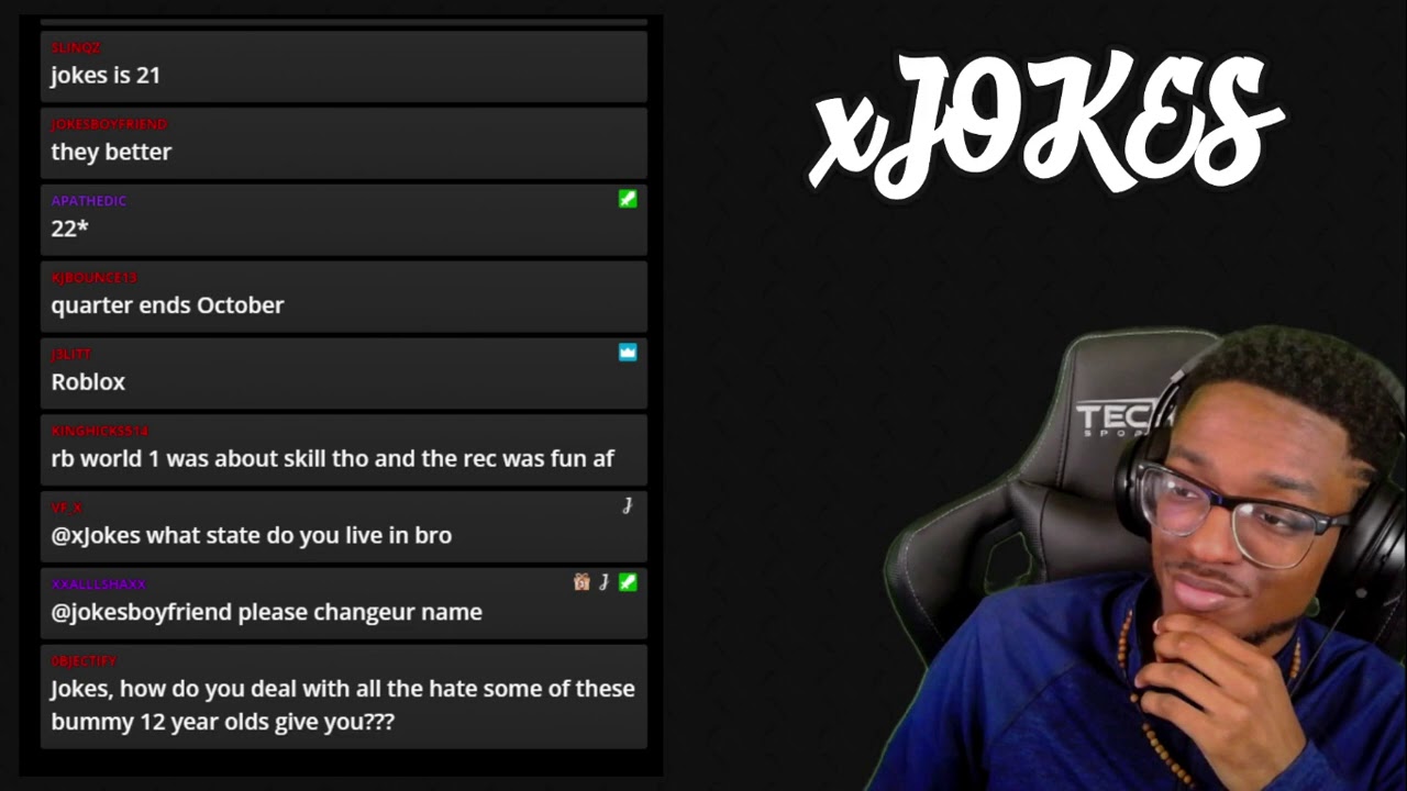 JOKES4LIFEX SHOWS HIS FACE ON TWITCH THEN TALKS ABOUT THE RBW3 COMMUNITY