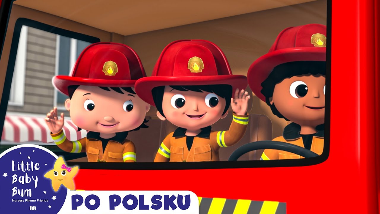 Piosenka o wozie strażackim 👧🏻 Little Baby Bum po polsku ⭐ Piosenki i bajki dla dzieci