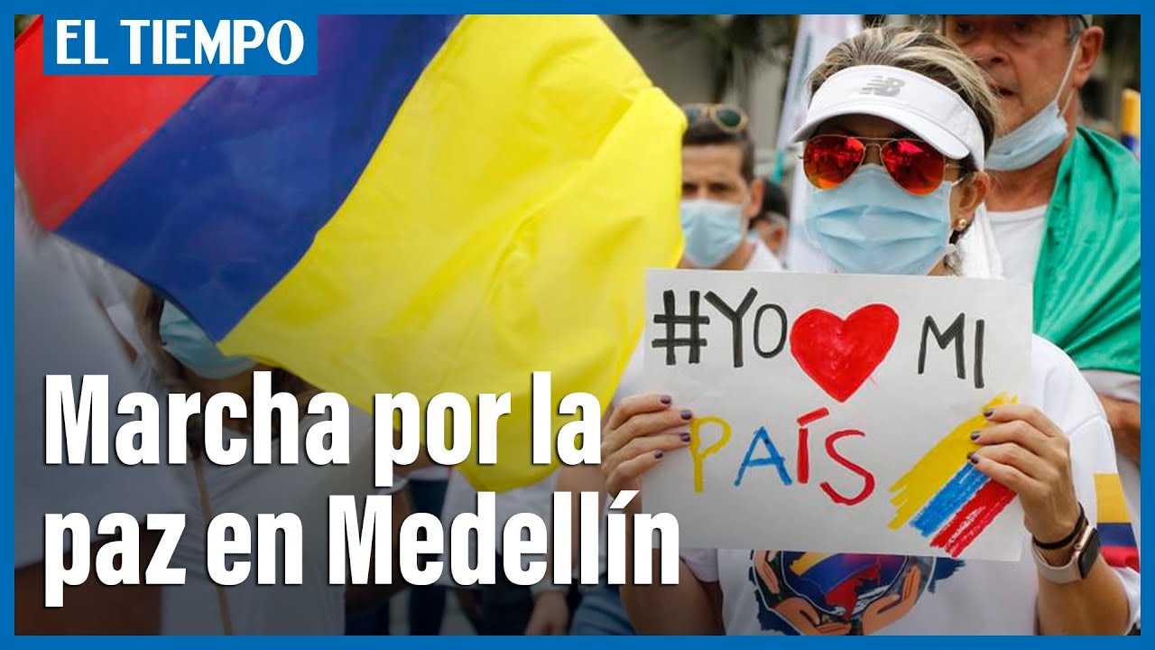 Multitudinaria marcha por la paz en Medellín | El Tiempo