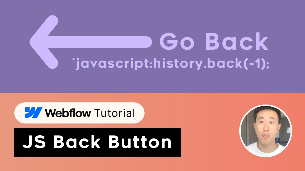 Webflow Tutorial: How to Create a Simple JavaScript Back Button