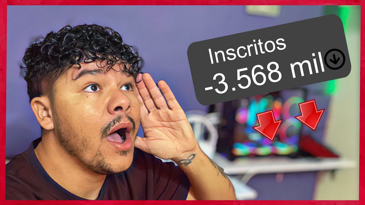 PORQUE ESTOU PERDENDO INSCRITOS NO YOUTUBE - RESOLVIDO 2025 