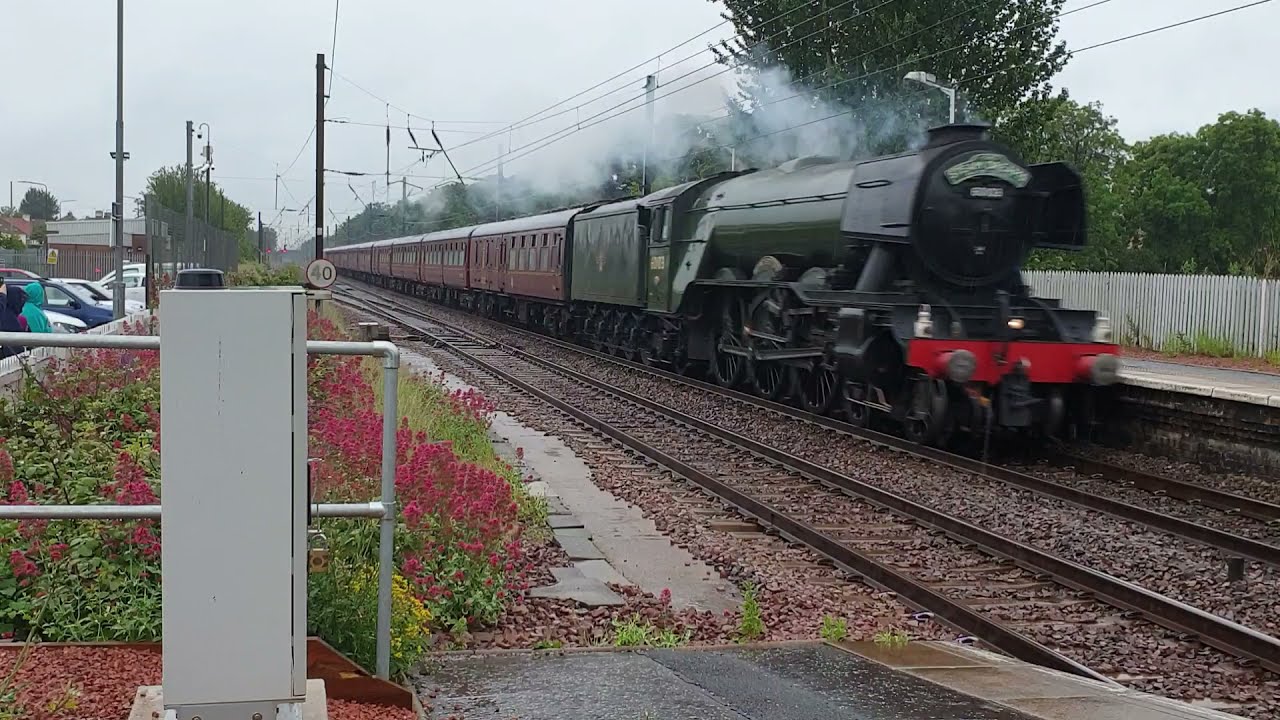 Flying Scotsman at Prestonpans, Brunstane and Dysart on 24th and 25th June 2021.