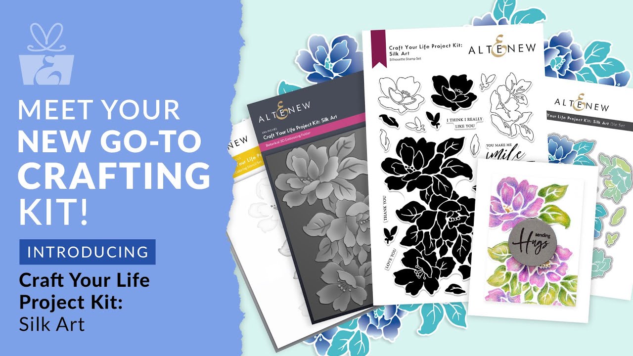 All About the Craft Your Life Project Kit: Silk Art