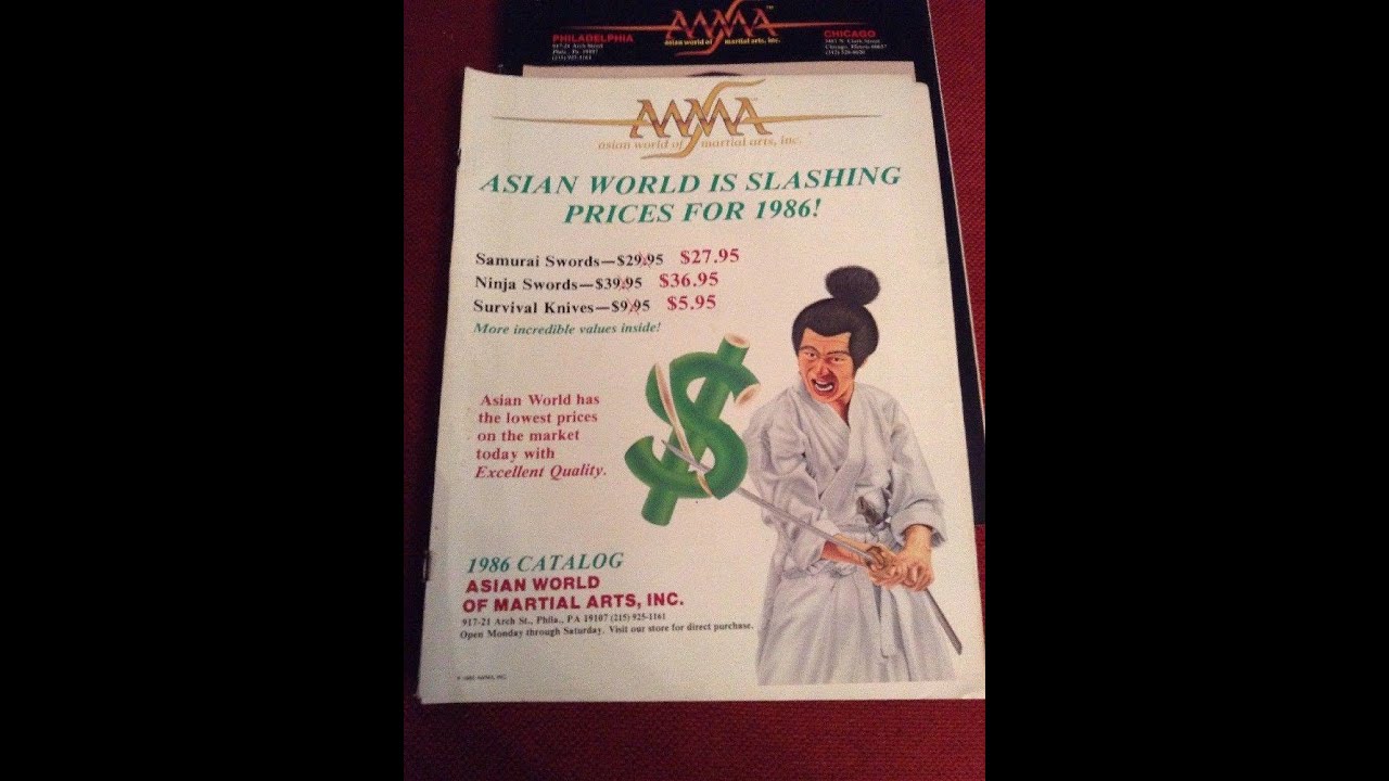AWMA Catalog - 1980s Ninja Boom - How much did stuff cost?
