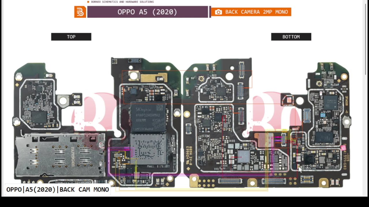 OPPO A5(2020) Schematic Diagram all Section Jumper Ways Hardware Solutions...