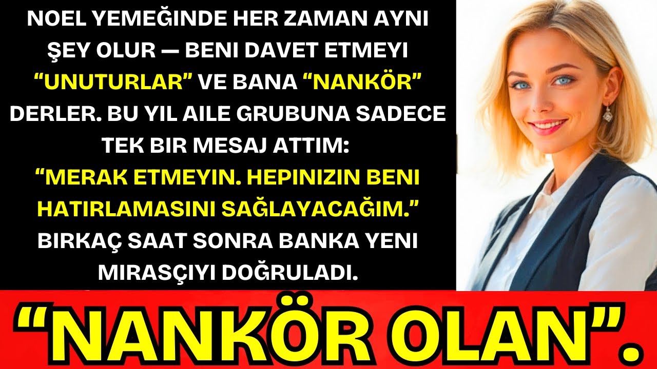Şükran Günü Yemeğinde Beni Hep “Unuturlar”—Bu Yıl Hatırlayacaklar