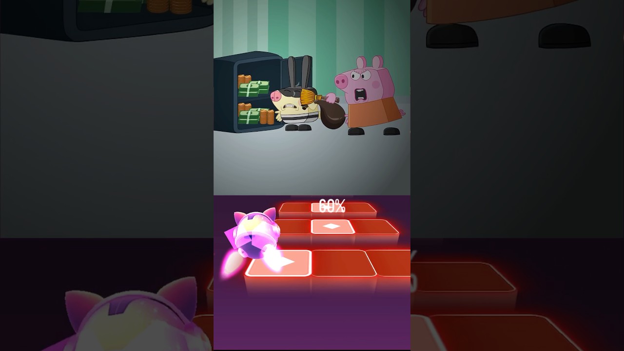 Animation | Funny Moment | Tiles Hop Style #tileshop #peppapig