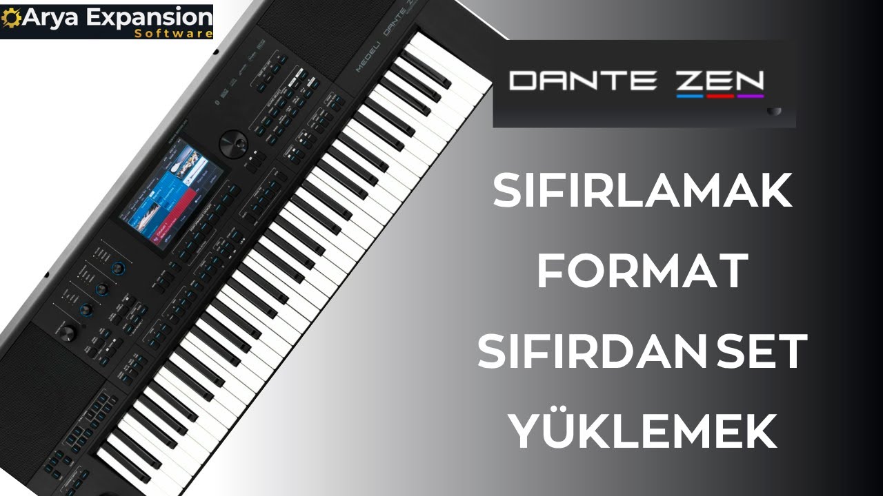 Medeli Dante Zen Sıfırlamak - Format - Yeniden Set Paket Yükleme