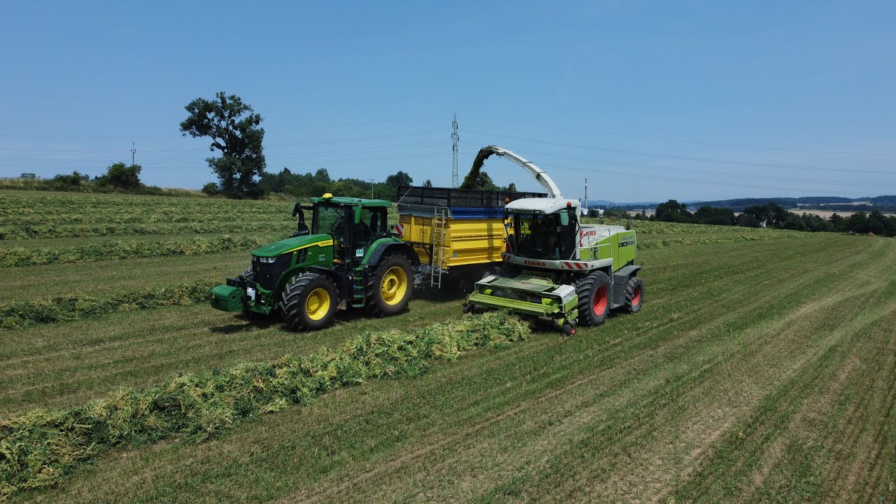 Senáže Hrach 2023 Claas Jaguar 850 , Claas , New holand ,John derre Zea Rychnovsko