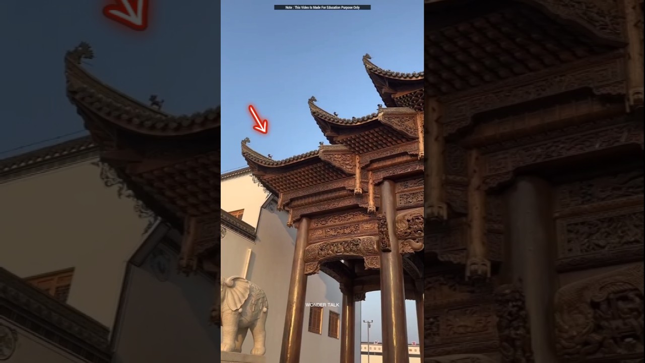 China Gates Making Process 😳 #shorts #china #architecture
