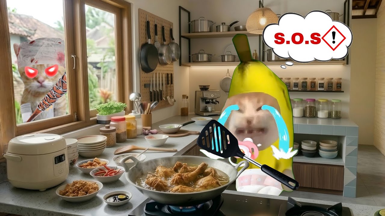 Подборка видео, где кот-банан плачет, недовольный #babybananacat #happycat #catmemes #bananacat