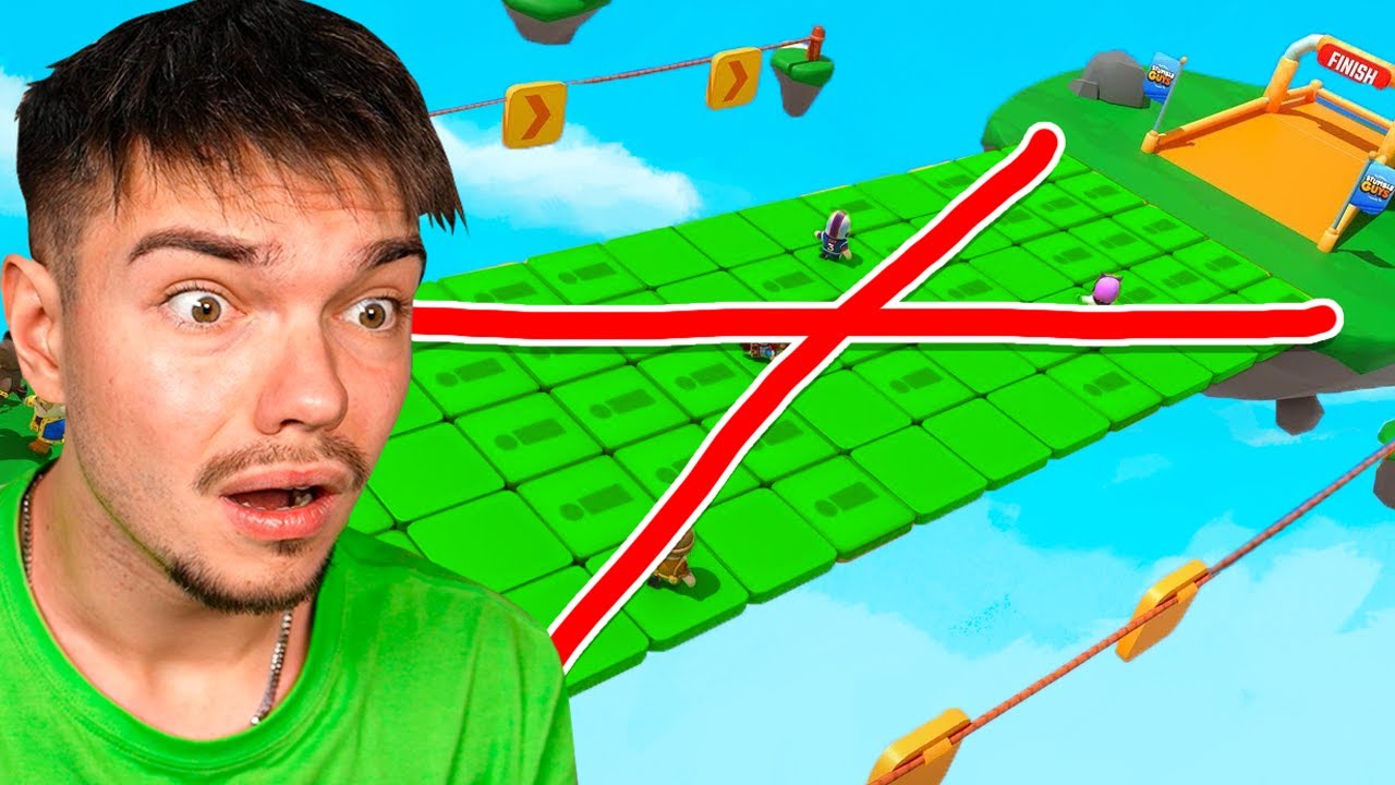 NIE MOŻEMY DOTYKAĆ KOLORU ZIELONEGO 🟢 w STUMBLE GUYS!