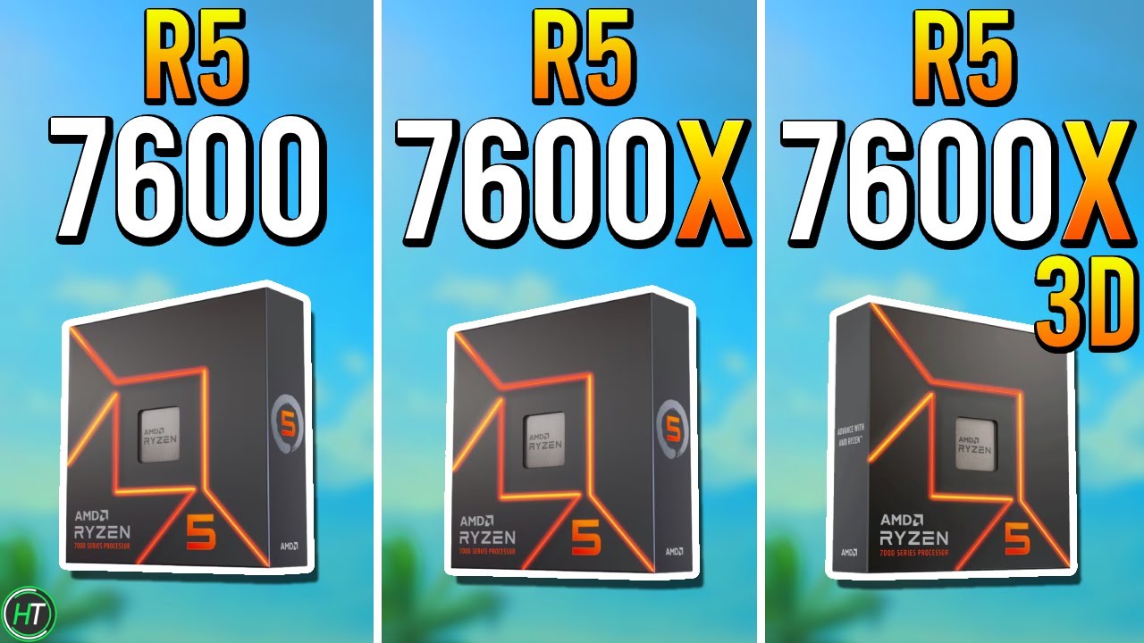 Ryzen 5 7600 против Ryzen 5 7600X против Ryzen 5 7600X3D — большие различия?