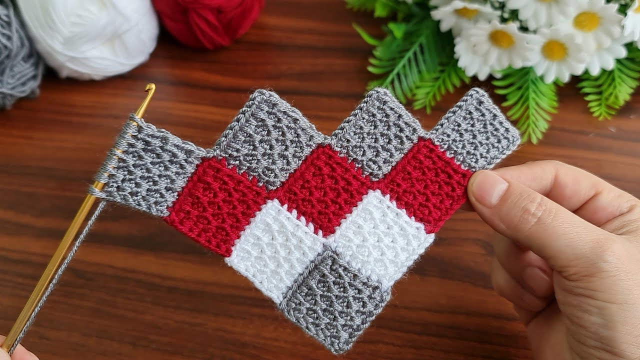 Wow! 😇 Amazing.. Super Easy how to make eye catching tunisian crochet.Everyone who saw it loved it