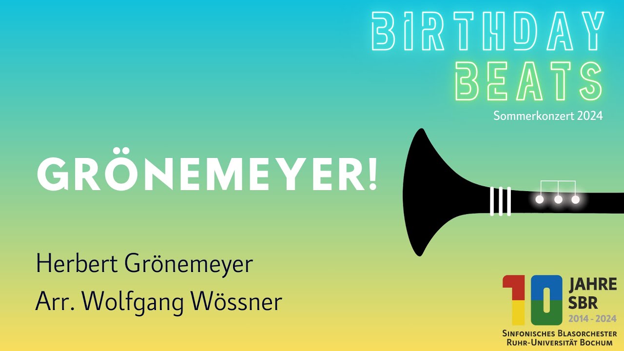 Grönemeyer! - Herbert Grönemeyer / Arr. Wolfgang Wössner [SBR]