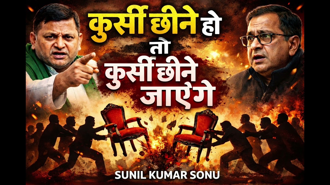 कुर्सी छीने हो तो कुर्सी छीने जाएंगे #sunilkumarsonu #kursi #netaji #news #tazakhabar 