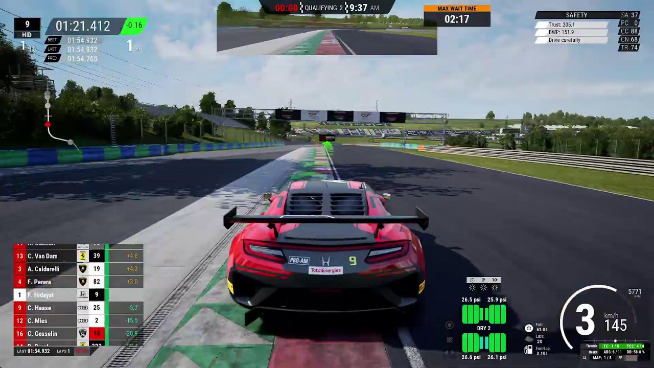 ASSETTO CORSA COMPETIZIONE CAREER MODE