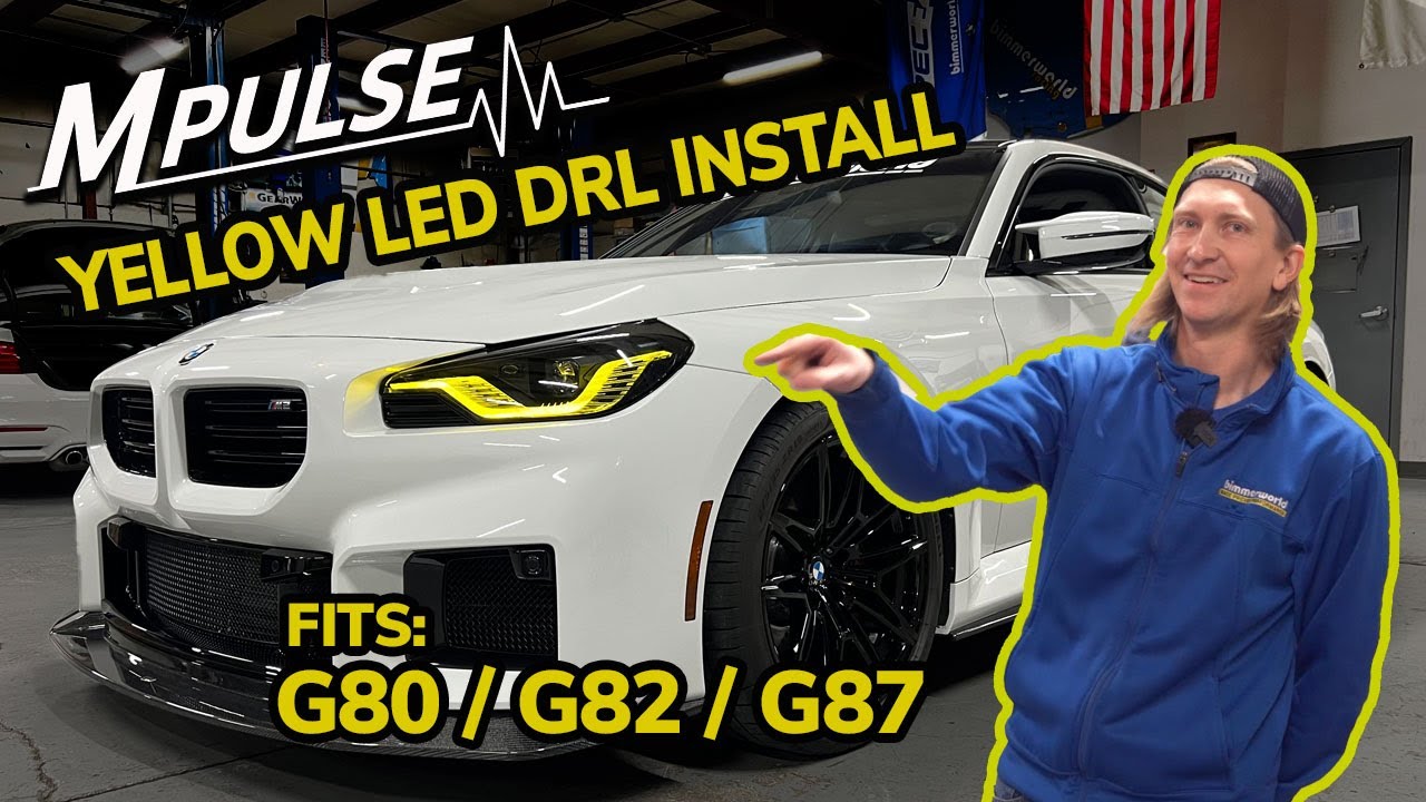 Как установить желтые светодиодные платы DRL на G80/G82/G83/G87