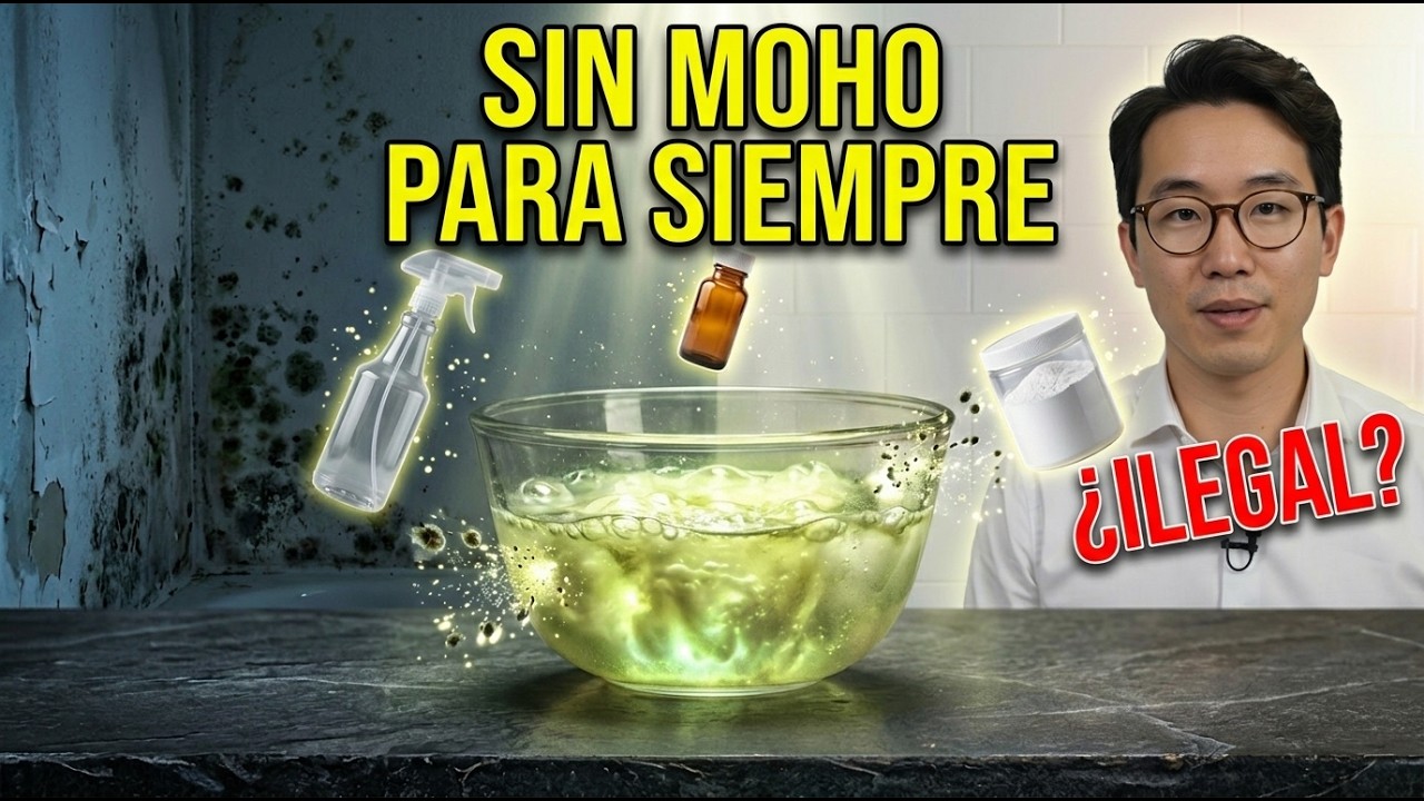 Esta mezcla de $3 elimina el moho para siempre. ¿Por qué está prohibida en la mayoría de los países?