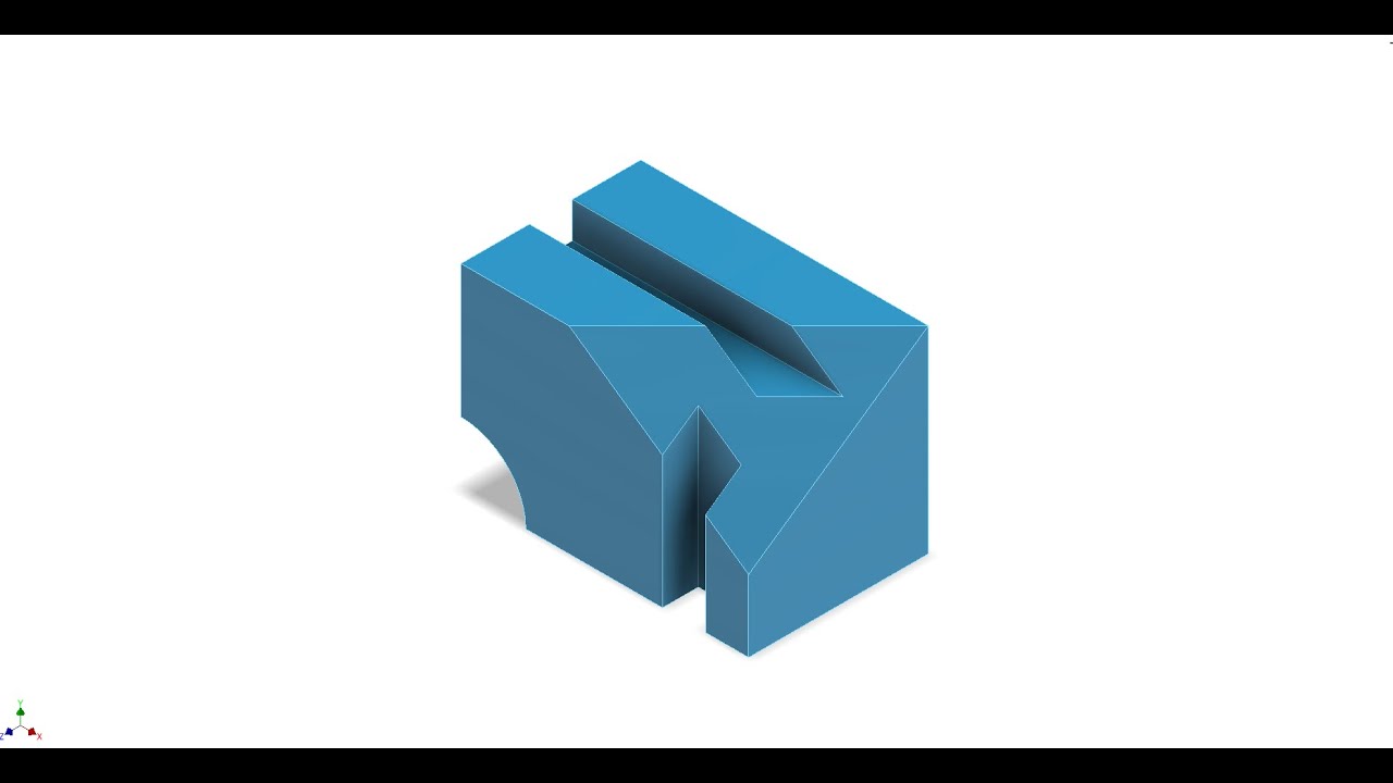 TUTORIAL 002 3D MODEL OBLIQUE SUPPORT BLOCK