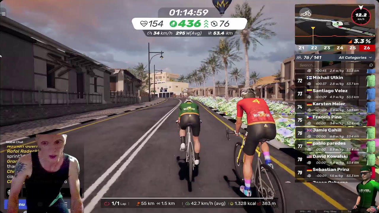 Jamie Cahill |MyWhoosh | SRC Cat 2 | March Q1