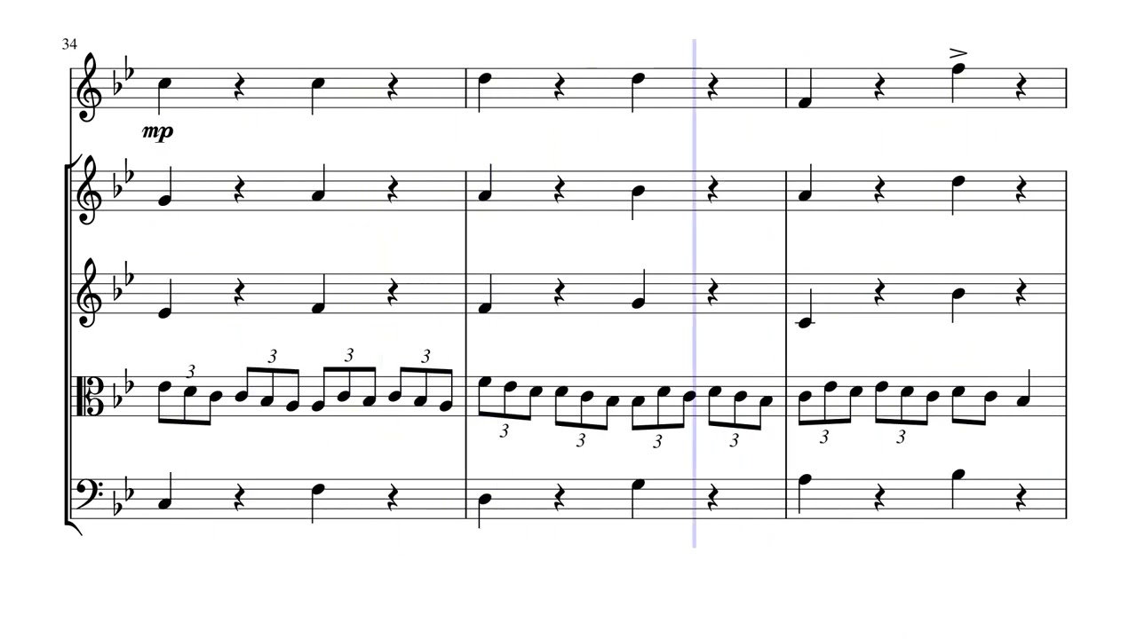 "Corri, vola, a' tuoi trofei" from "Giustino" (HWV 37 Act 1 No. 6) for Oboe & Strings.