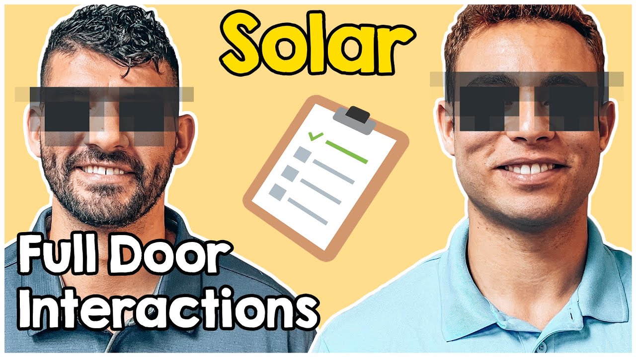 Full Interactions Setting Solar Appointments Solar Rep Selling Solar Door to Door : Tampa 2022