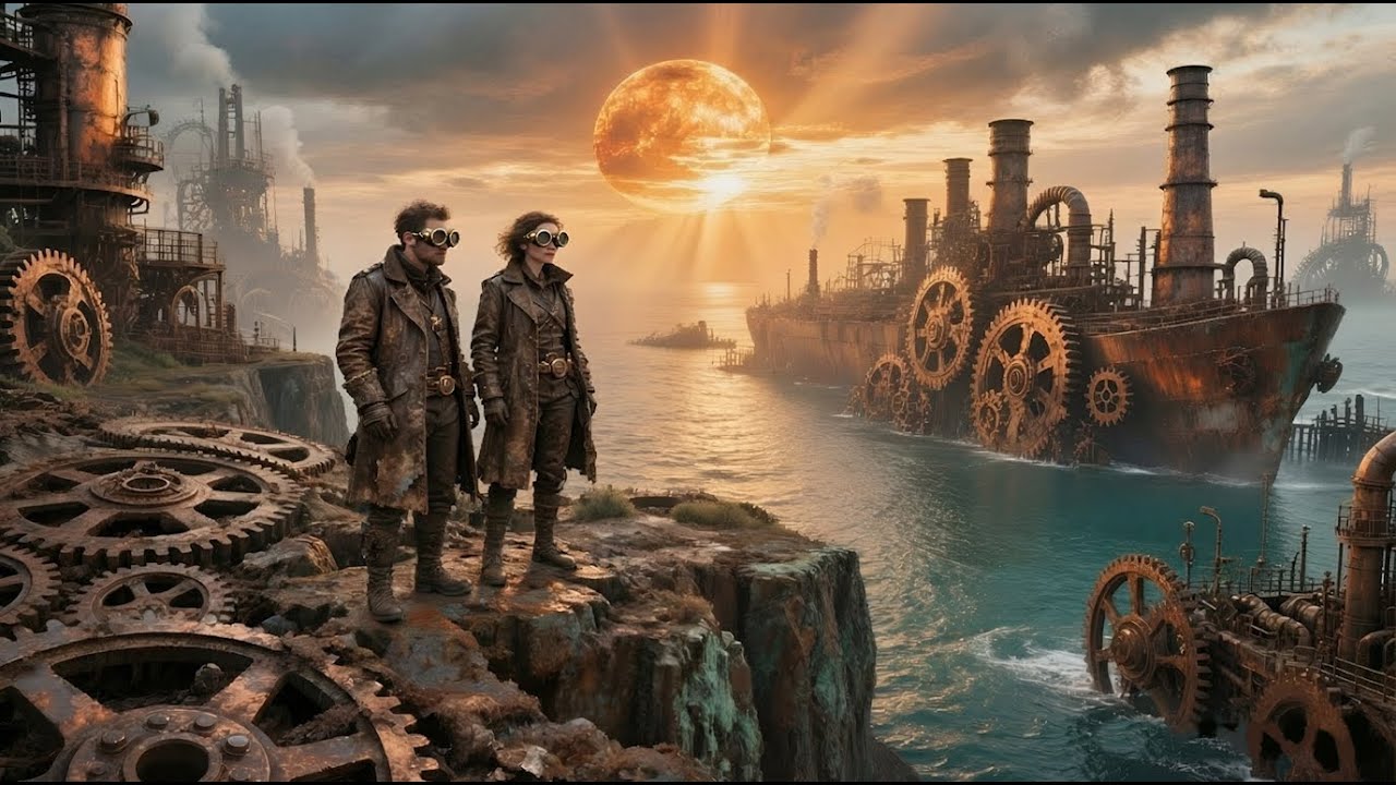 Rust and Saltwater | Symphonic metal | Heavy metal | Steampunk [SunoAI]