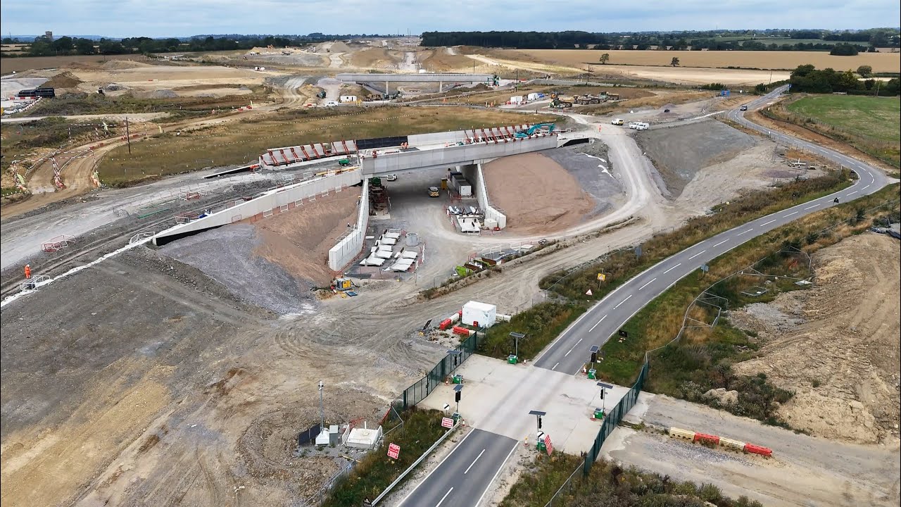 HS2 at Radstone near Brackley August 2025