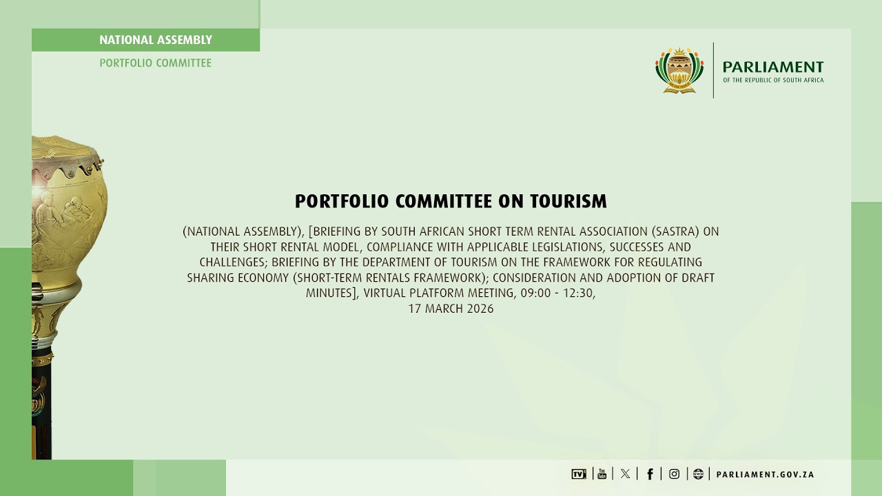 Portfolio Committee on Tourism, 17 March 2026