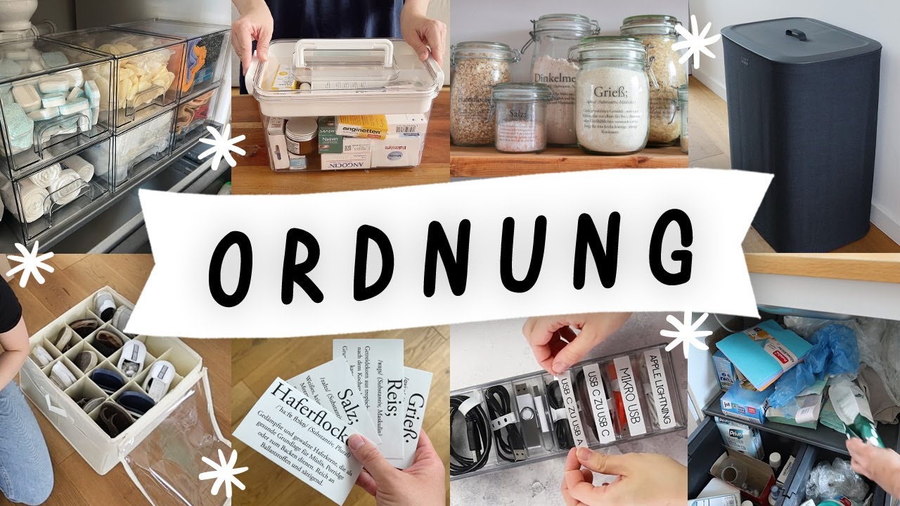 DIY/ Tipps zum ORGANISIEREN + Amazon Finds | Ordnung für dein Zuhause | TRYTRYTRY