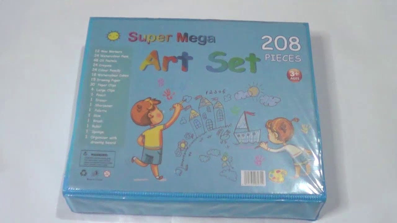 Super Mega Art Set 208 Pieces Color Pencils  -  Worth it to Buy ?  -  Bagus kah ?  -  ToySantai