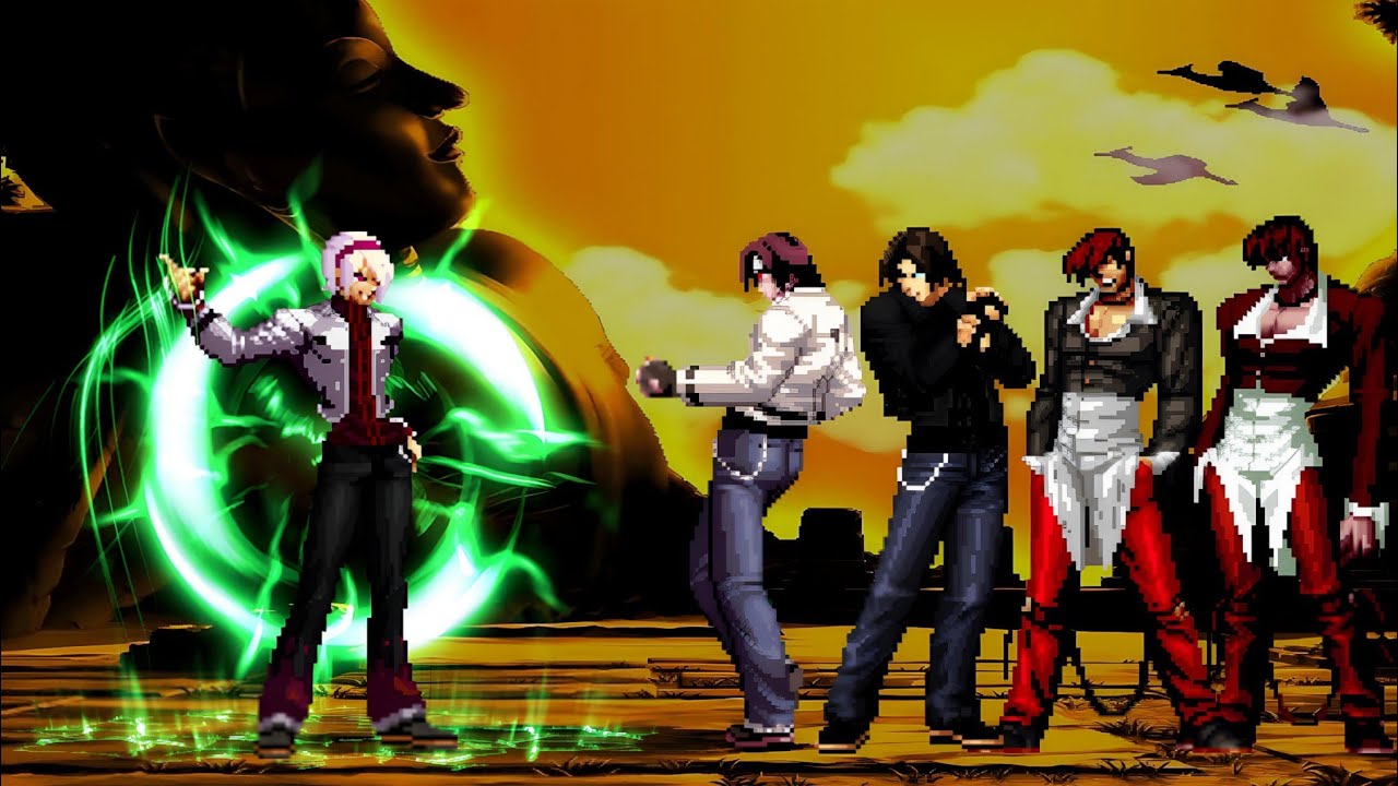 [KOF Mugen] Alexius vs Kyo and Iori Team