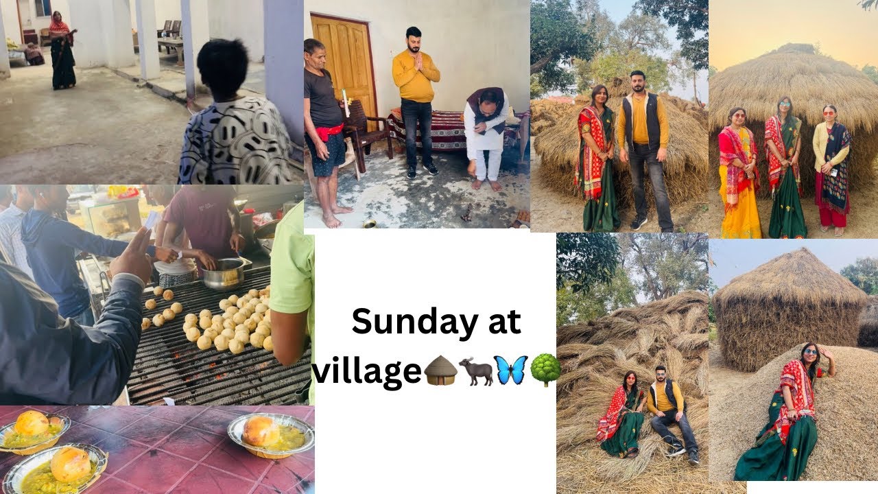 Sunday at village ,full day masti 🤩mini vlog-53