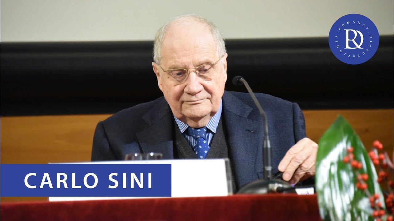 CARLO SINI - Logos e techne, tecnologia e filosofia