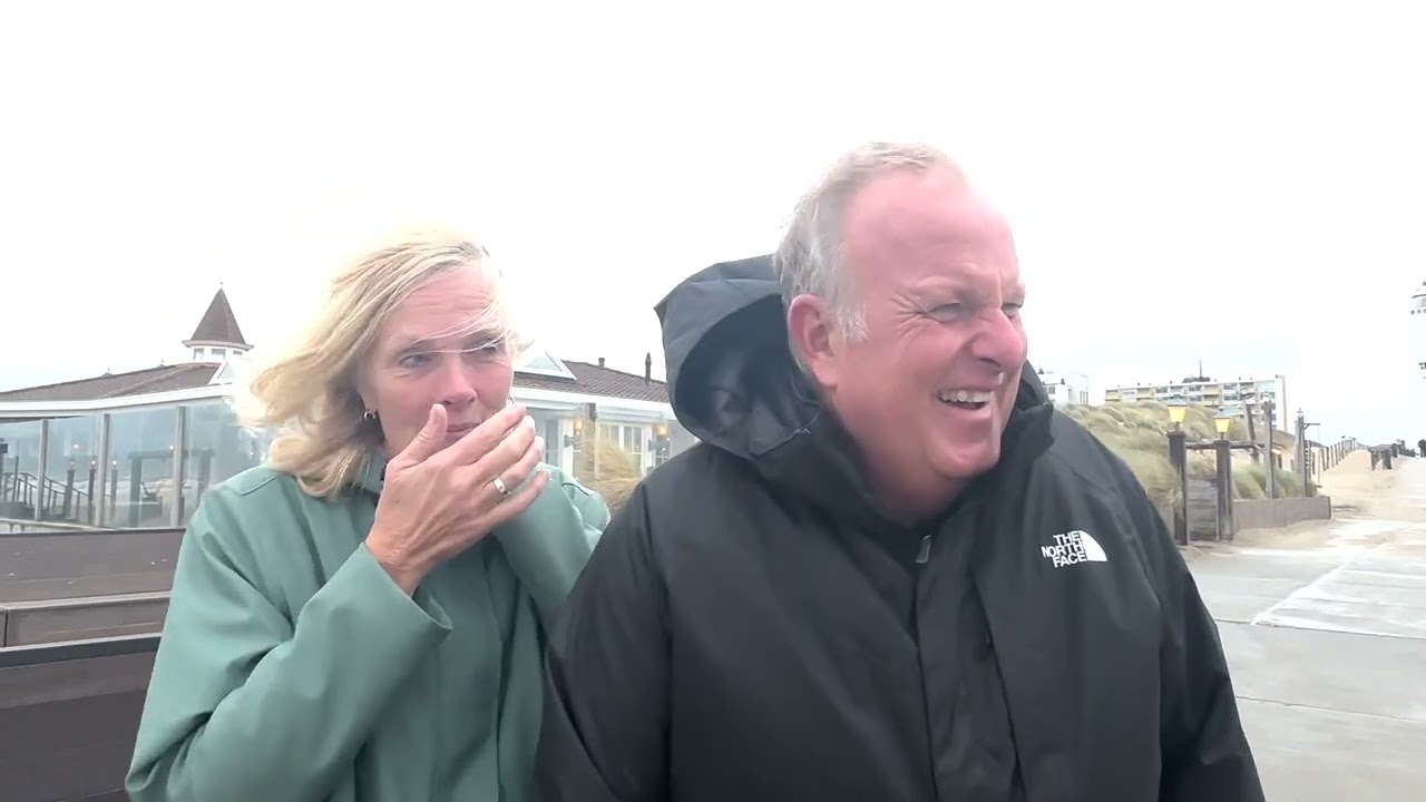 Storm in Noordwijk dan effe zeetje kijken