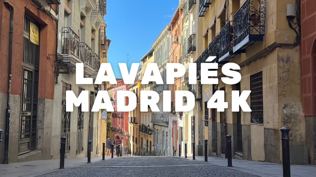 WALKING TOUR LAVAPIES NEIGHBORHOOD - MADRID 4K (OCTOBER/2021)
