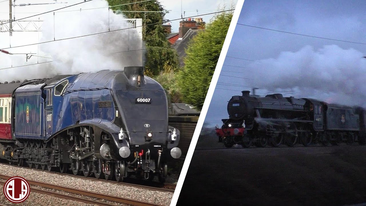 'Spring Streak' & 'Marching Black 5' | 60007 'Sir Nigel Gresley' & 44871 around Nuneaton March 2024