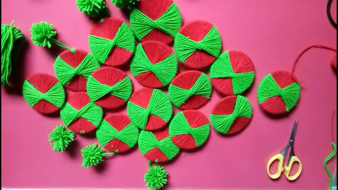 WOW !!! Amazing Woolen Wall Hanging || DIY ROOM DECOR || Handmade Wall Hanging Decoration