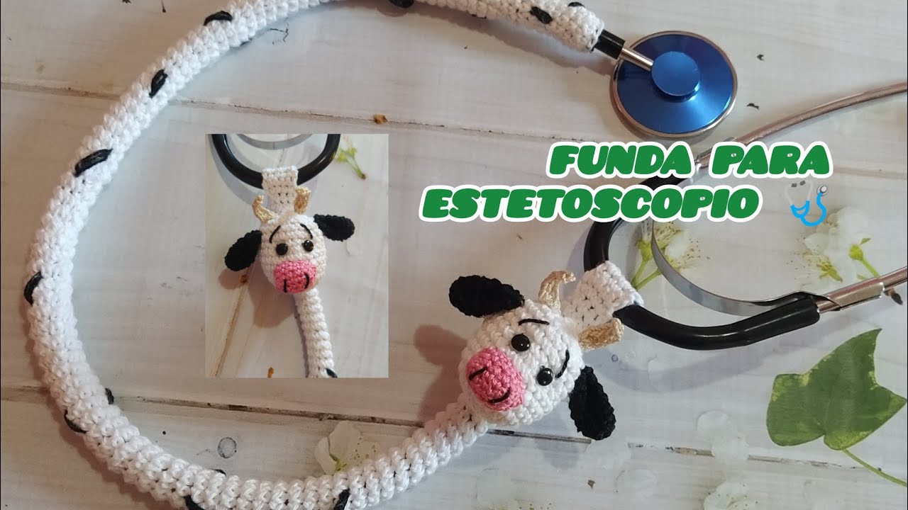 Funda para 🩺 estetoscopio a crochet paso a paso,suscribite y activa la 🔔que otro modelo te gustaría