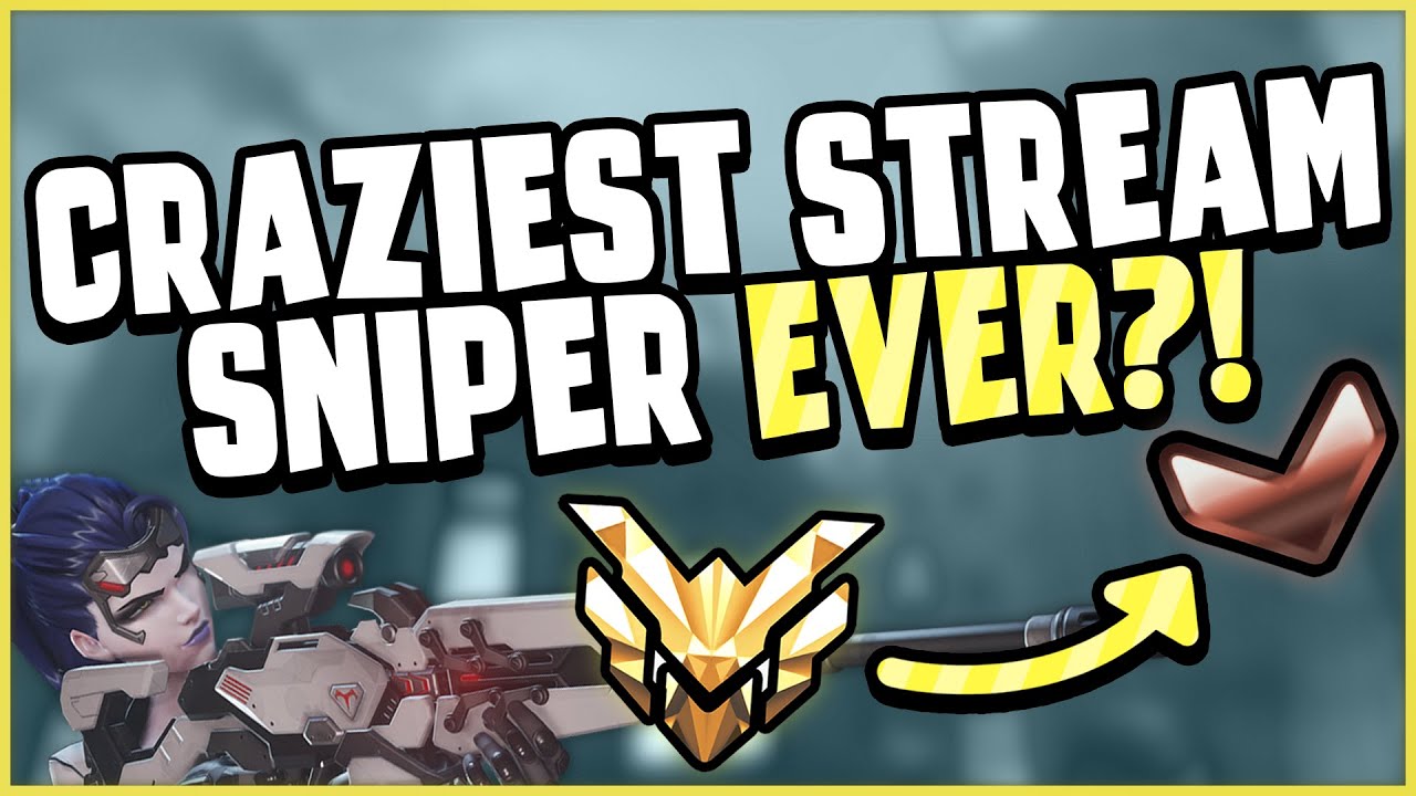 Masters player wholesomely trolling in Bronze, but a CRAZY stream sniper ruined it... - (OVERWATCH)