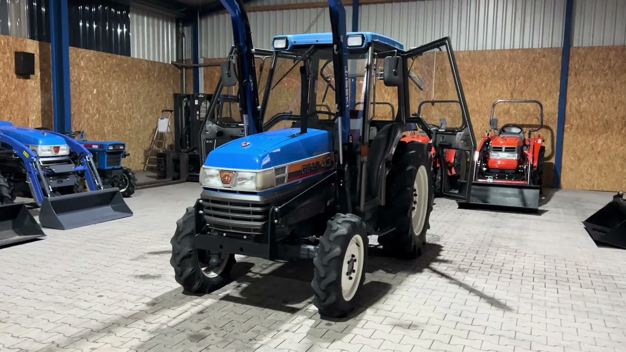 Iseki GEAS43, 43PS, Servolenkung, Kabine, Frontlader, Zusatzhydraulik