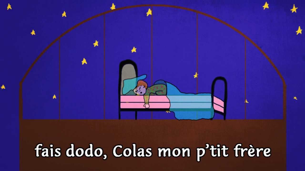 « Fais dodo, Colas » (Mon p'tit frère) [Version playback instrumental]
