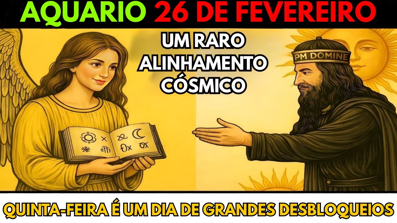 Aquário♒ 26 fevereiro: Alinhamento Cósmico Raro Desperta Uma Decisão Desbloqueia o Próximo Capítulo